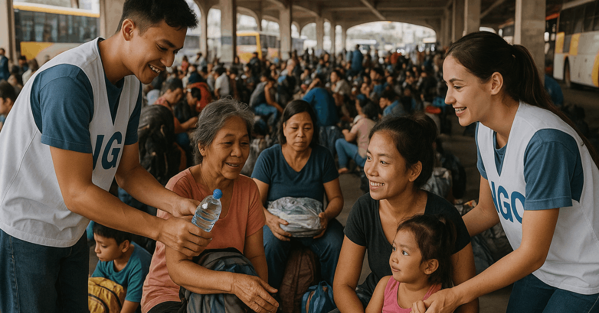 Local NGOs Offer Help to Passengers in Need