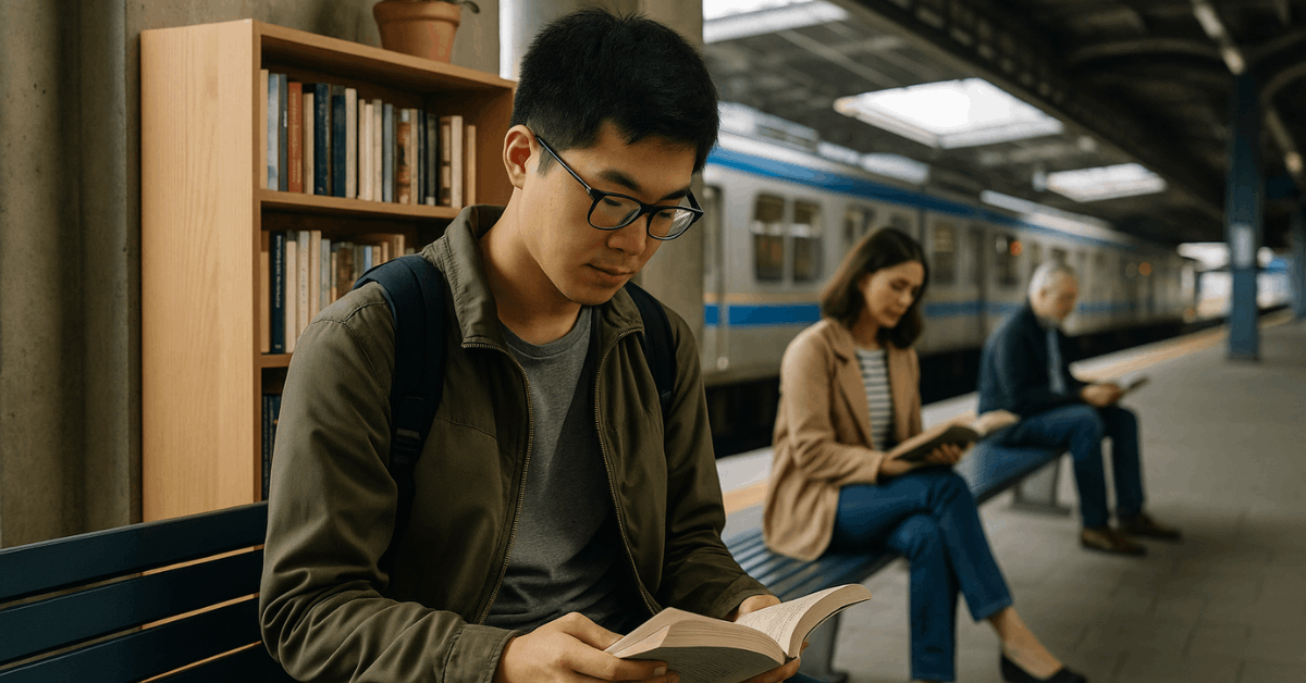 Community-Run Book Corners at Stations