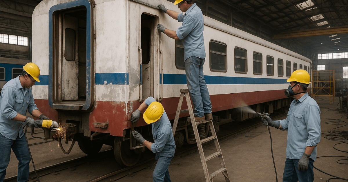 Train Coach Refurbishment Program Extended