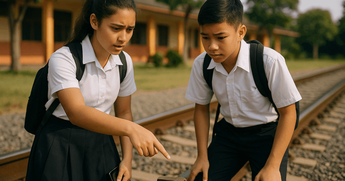 School Kids Honored for Reporting Track Damage