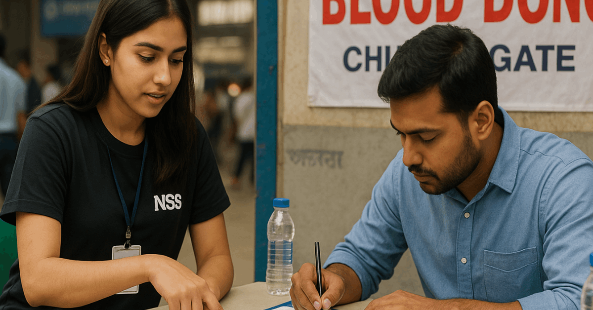 Blood Donation Drive at Major Railway Hub