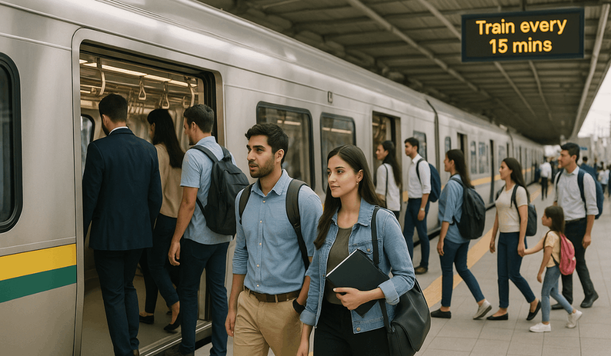 Local Trains to Run Every 15 Minutes During Peak Hours