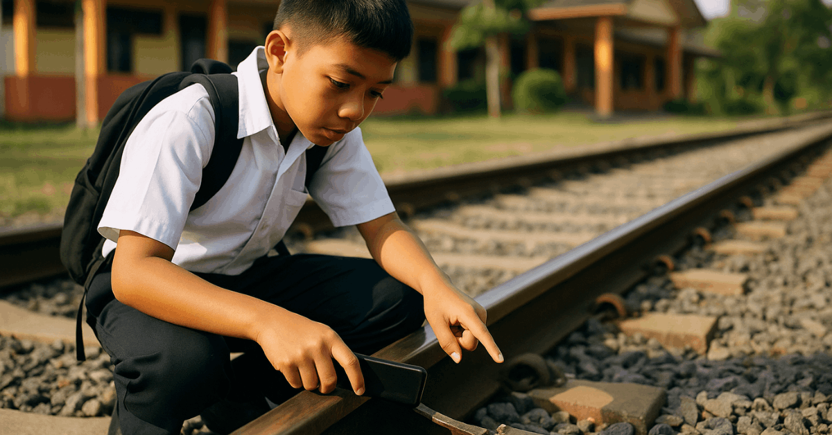 School Kids Honored for Reporting Track Damage